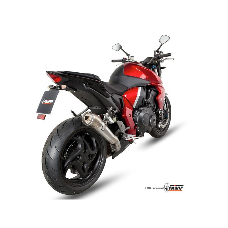 MIVV Honda Cb 1000 r 2008 2017 Ghibli Sport Slip-on RVS (Inox)