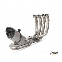 MIVV Honda Cbr 1000 RR 2008 2013 Suono Power evo Imp. compl./full sys. 4x2x1 Full titanium carbon caps