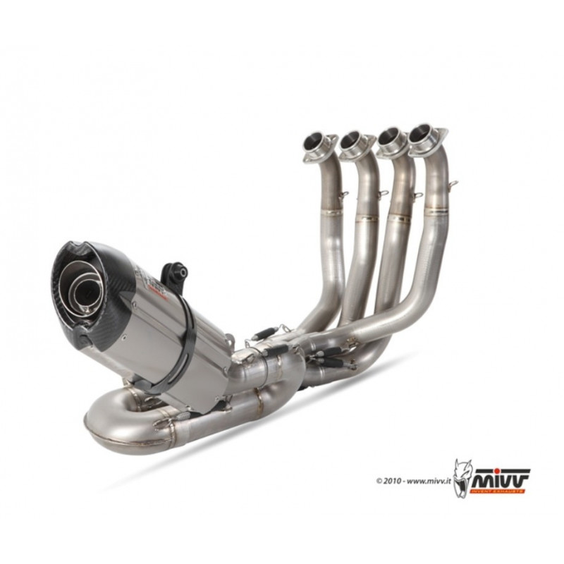 MIVV Honda Cbr 1000 RR 2008 2013 Suono Power evo Imp. compl./full sys. 4x2x1 Full titanium carbon caps