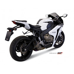 MIVV Honda Cbr 1000 RR 2008 2013 Suono Power steel Imp. compl./full sys. 4x2x1 RVS met Carbon eindkap
