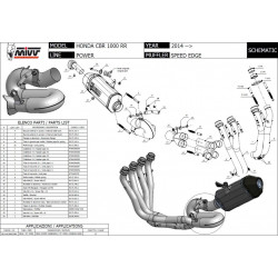 MIVV Honda Cbr 1000 RR 2014...