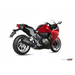 MIVV Honda Vfr 1200 2010 2016 Speed Edge Sport Slip-on Steel black