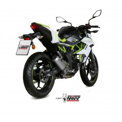 MIVV Kawasaki Ninja 125 2019 Mk3 Sport Slip-on RVS (Inox)