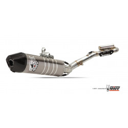 MIVV Kawasaki Kx 250 f 2009 2010 Oval Stronger cross new Imp. compl./full sys. 1x1 RVS met Carbon eindkap