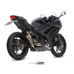 MIVV Kawasaki Ninja 300 2013 2016 Double Gun Sport Slip-On Full Titanium