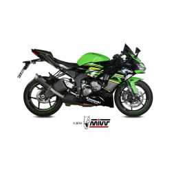 MIVV Kawasaki Zx-6 r 636 2019 GP PRO Sport Slip-on Steel black