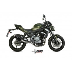 MIVV Kawasaki Z650 2017 GP PRO Sport Imp. compl./full sys. 2x1 Steel black
