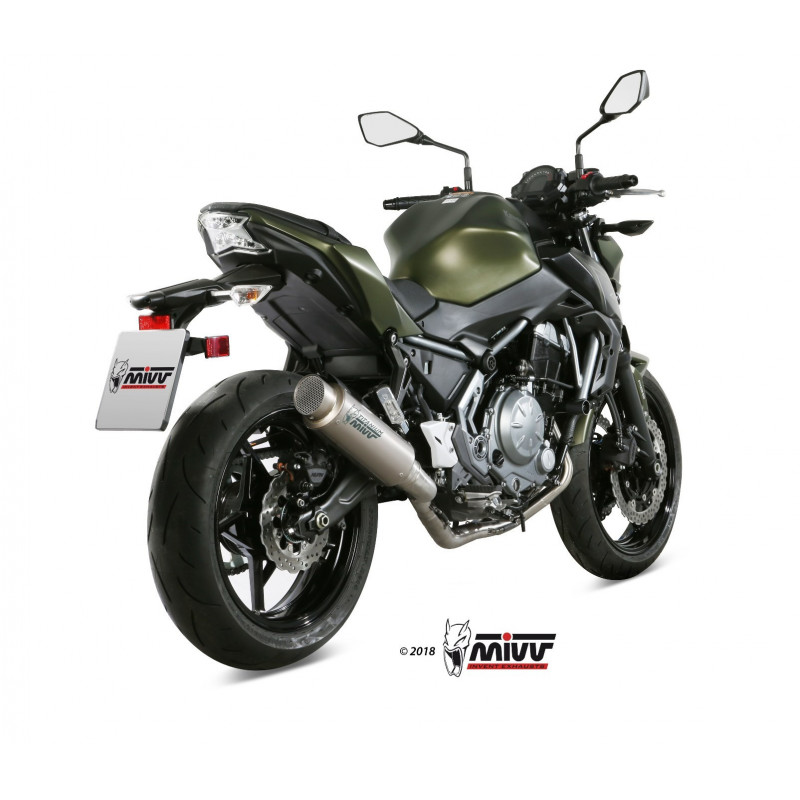 MIVV Kawasaki Z650 2017 GP PRO Sport Imp. compl./full sys. 2x1 Titanium