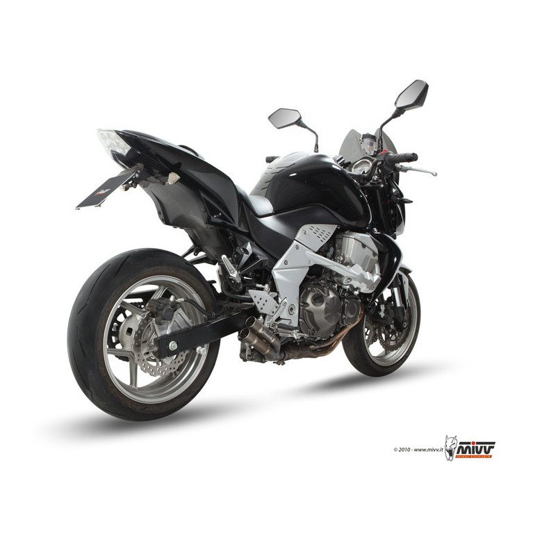 MIVV Kawasaki Z 750 2007 2014 Double Gun Sport Slip-On Full Titanium