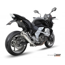 MIVV Kawasaki Z 750 2007 2014 Ghibli Sport Slip-on RVS (Inox)