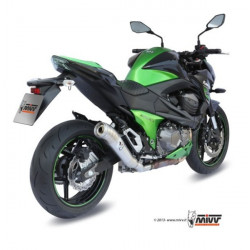 MIVV Kawasaki Z 800 2013 2016 Ghibli Sport Slip-on RVS (Inox)