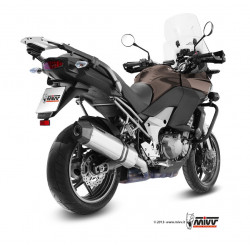 MIVV Kawasaki Versys 1000 2012 2014 Oval Sport Slip-on Carbon met Carbon eindkap