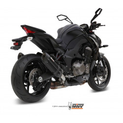 MIVV Kawasaki Z 1000 2014 Suono Sport 2 slip-on Steel black