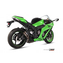 MIVV Kawasaki Zx-10 r 2011 2015 Double Gun Sport Slip-On Full Titanium