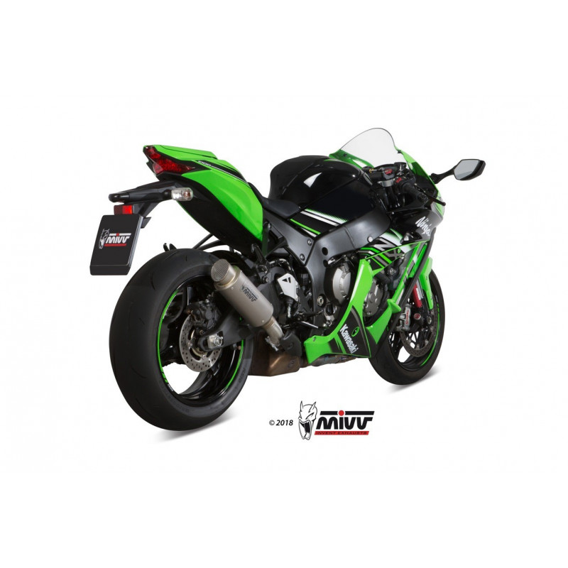 MIVV Kawasaki Zx-10 r 2016 GP PRO Sport Slip-on Titanium