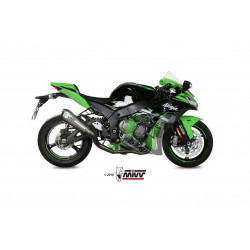 MIVV Kawasaki Zx-10 r 2016 Delta race Power steel Imp. compl./full sys. 4x2x1 RVS met Carbon eindkap