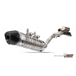 MIVV Ktm Sx-f 250 2011 2012 Oval Stronger cross new Imp. compl./full sys. 1x1 RVS met Carbon eindkap