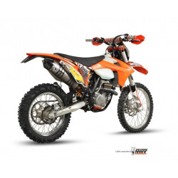 MIVV Ktm Exc 350 f 2012 2012 Oval Stronger enduro new Imp. compl./full sys. 1x1 RVS met Carbon eindkap