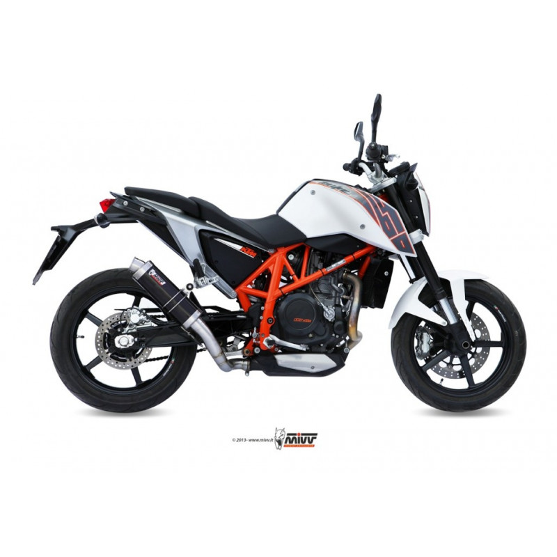 MIVV Ktm 690 duke 2012 GP Sport Slip-on Steel black