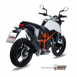 MIVV Ktm 690 duke 2012 Suono Sport Slip-on Steel black