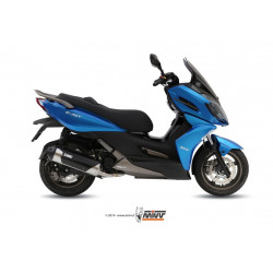 MIVV Kymco K-xct 300 2012 2016 - Urban Imp. compl./full sys. 1x1 RVS (Inox)