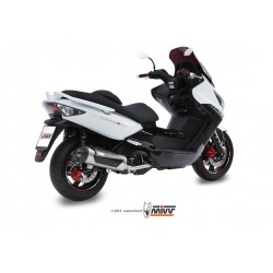 MIVV Kymco Xciting 500 2005 2014 - Urban Imp. compl./full sys. 1x1 RVS (Inox)
