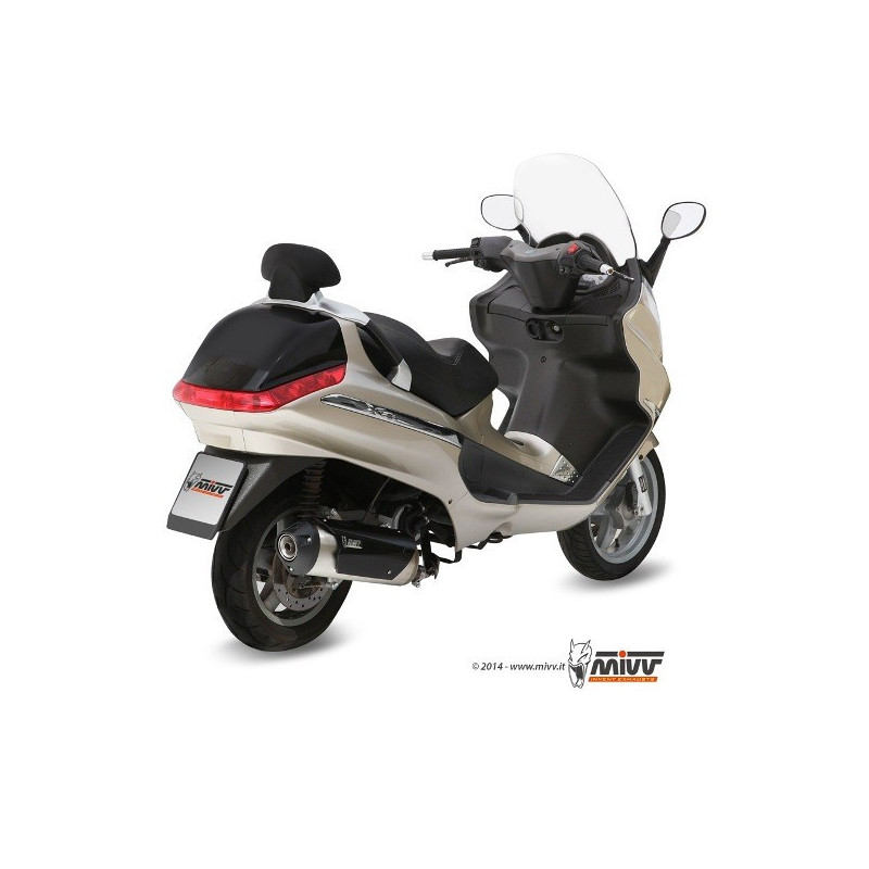 MIVV Piaggio X9 250 2006 2006 - Urban Imp. compl./full sys. 1x1 RVS (Inox)