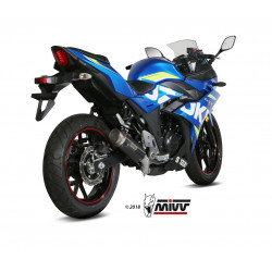 MIVV Suzuki Gsx 250 r 2017 GP PRO Sport Slip-on Steel black