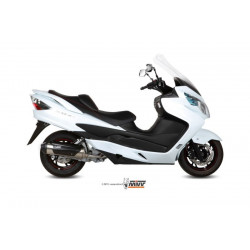 MIVV Suzuki Burgman 400 2006 2016 - Urban Imp. compl./full sys. 1x1 RVS (Inox)