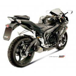 MIVV Suzuki GSX-R 600 2006 2007 Suono Sport Slip-on RVS met Carbon eindkap