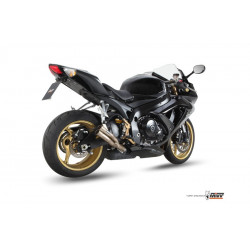 MIVV Suzuki GSX-R 600 2008 2010 Double Gun Sport Slip-On Full Titanium