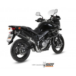 MIVV Suzuki DL V-Strom 650 2012 2016 Speed Edge Sport Slip-on Steel black