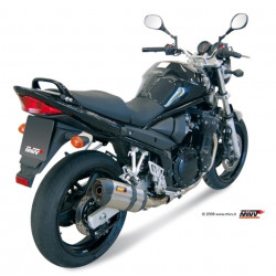 MIVV Suzuki Gsf 650 bandit 2005 2006 Suono Sport Slip-on RVS met Carbon eindkap