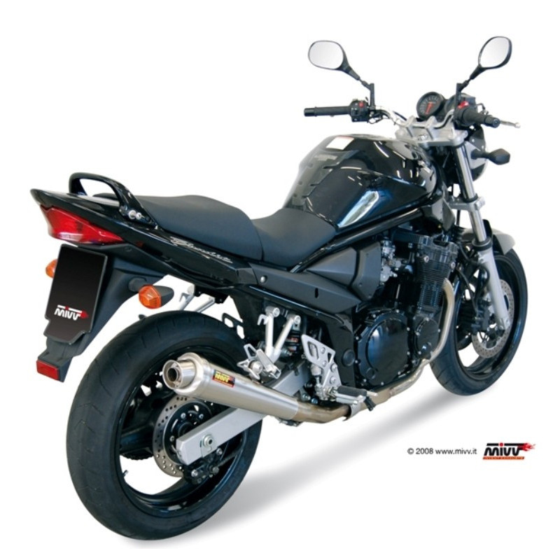 MIVV Suzuki Gsf 650 bandit 2005 2006 X-Cone Sport Slip-on RVS (Inox)