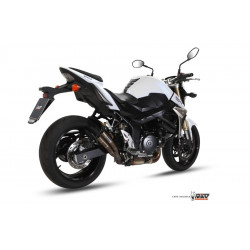MIVV Suzuki Gsr 750 2011 2016 Double Gun Sport Slip-On Full Titanium