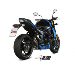 MIVV Suzuki Gsx-s 750 2017 Double Gun Sport Slip-On Full Titanium