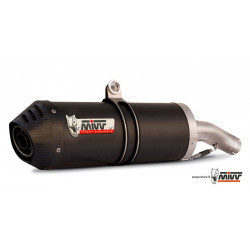 MIVV Suzuki DL V-Strom 1000 2014 Oval Sport Slip-on Carbon met Carbon eindkap