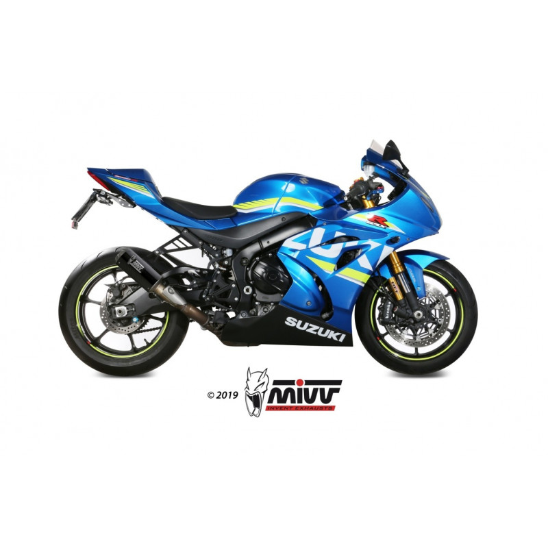 MIVV Suzuki GSX-R 1000 2017 Mk3 Sport Slip-on Carbon