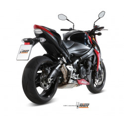MIVV Suzuki Gsx-s 1000 2015 Double Gun Sport Slip-On Full Titanium