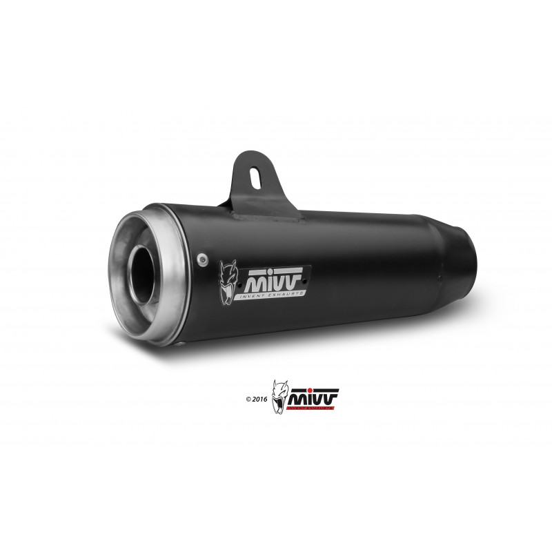 MIVV Suzuki Gsx-s 1000 katana 2019 2020 Ghibli Sport Slip-on Steel black