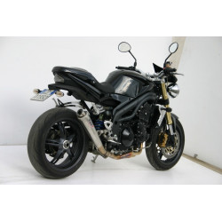 MIVV Triumph Speed triple 2005 2006 X-Cone Sport Slip-on RVS (Inox)