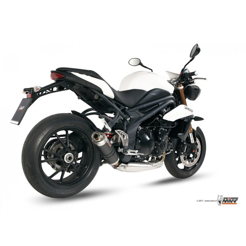 MIVV Triumph Speed triple 2011 2015 GP Sport Slip-on Carbon