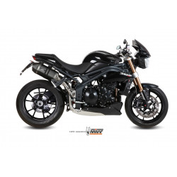 MIVV Triumph Speed triple 2011 2015 Speed Edge Sport 2 slip-on Steel black