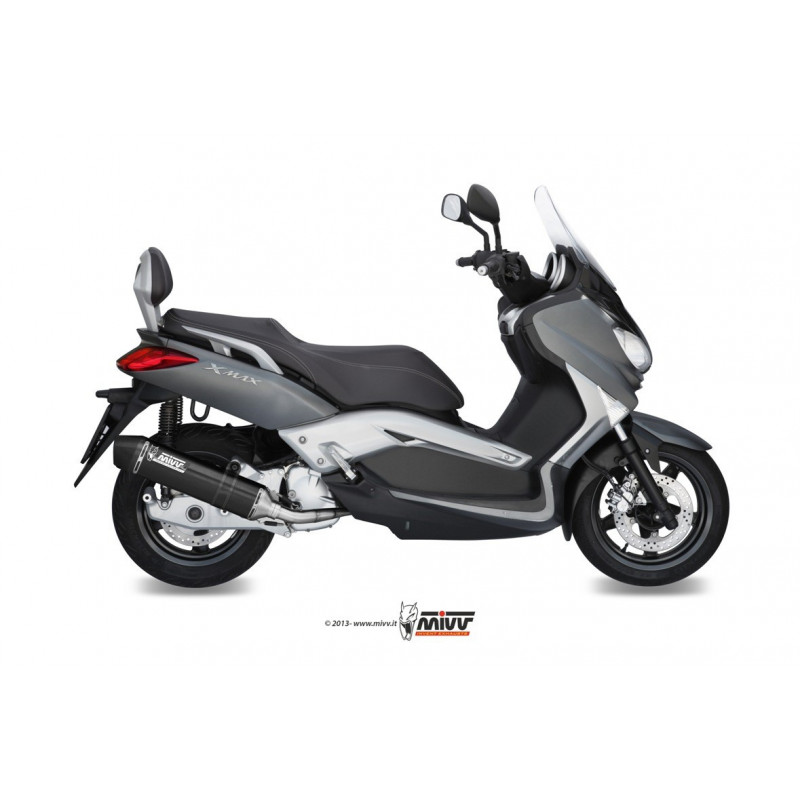 MIVV Yamaha X-max 125 2006 2016 Stronger Sport Imp. compl./full sys. 1x1 Steel black