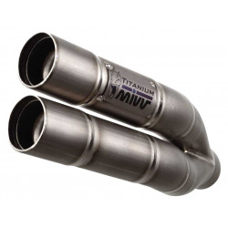 MIVV Yamaha Yzf r25 2015 Double Gun Sport Slip-On Full Titanium