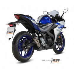 MIVV Yamaha Yzf r25 2015 Double Gun Sport Slip-On Full Titanium