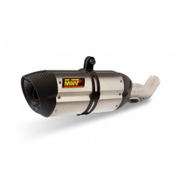 MIVV Yamaha T-max 500 2008 2011 Suono Sport Imp. compl./full sys. 2x1 RVS met Carbon eindkap