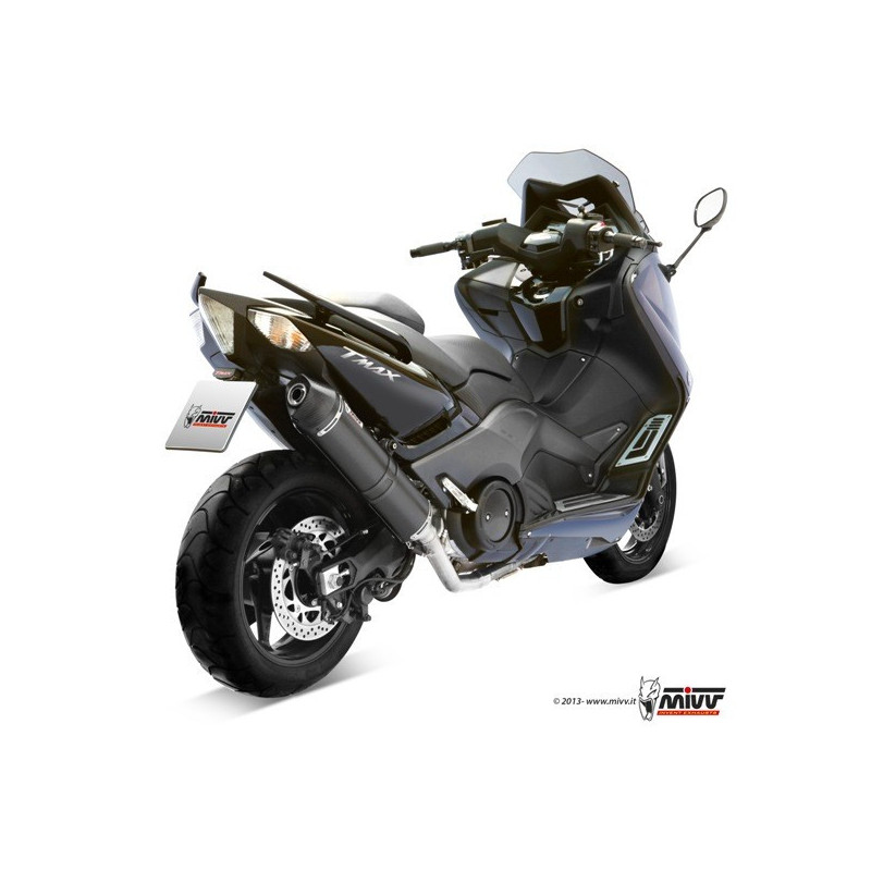 MIVV Yamaha T-max 530 2012 2016 Stronger Sport Imp. compl./full sys. 2x1 Steel black