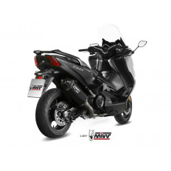 MIVV Yamaha T-max 530 2017 2019 Speed Edge Sport Imp. compl./full sys. 2x1 Steel black