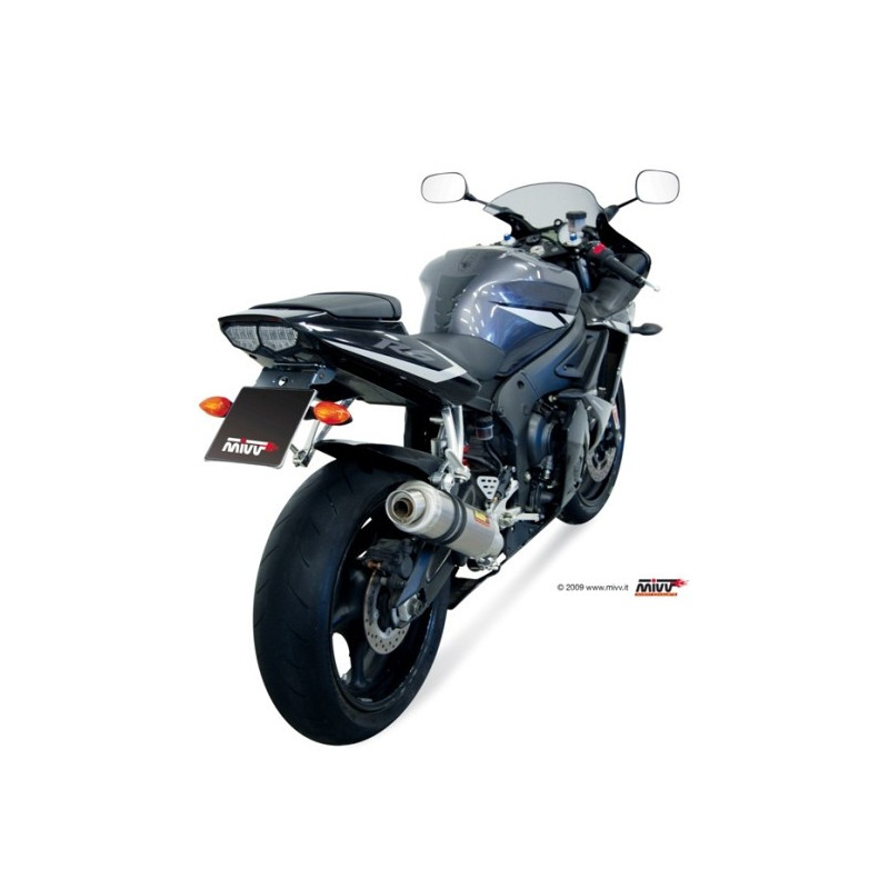 MIVV Yamaha Yzf 600 r6 2003 2005 GP Sport Slip-on Titanium